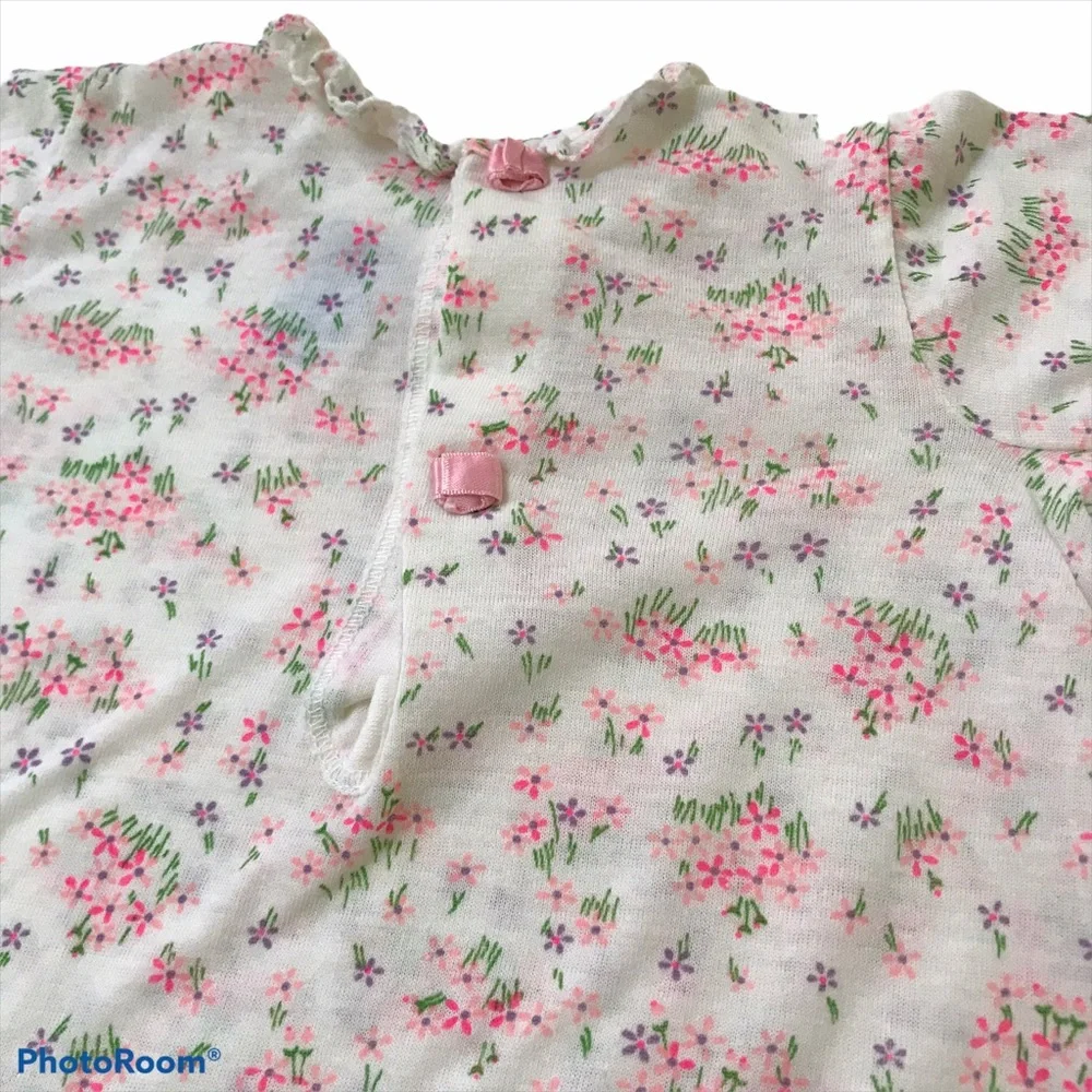 Vintage Carter’s Floral Layette Gown